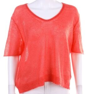 Juicy Couture Mohair V-Neck Short Sleeve Sweater Sz XS GUC